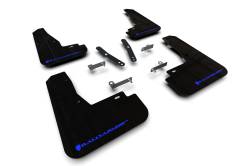 Rally Armor - Rally Armor MF91-UR-BLK-BL Black Mud Flap Blue Logo - Image 1