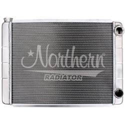 Northern Radiator - Northern Radiator 204120 Race Pro 28 x 19 GM Double Pass w/Threaded Inlet - Image 1