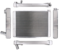 Northern Radiator - Northern Radiator 204120 Race Pro 28 x 19 GM Double Pass w/Threaded Inlet - Image 2
