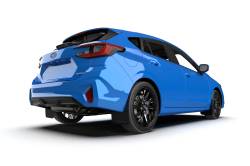 Rally Armor - Rally Armor MF105-UR-BLK-NB Black Mud Flap Light Blue Logo - Image 2