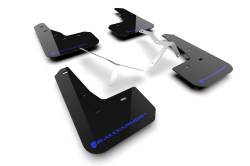 Rally Armor - Rally Armor MF109-UR-BLK-BL Black Mud Flap Blue Logo - Image 1