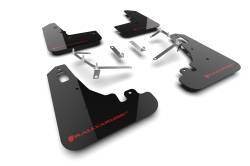 Rally Armor - Rally Armor MF99-UR-BLK-RD Black Mud Flap Red Logo - Image 1