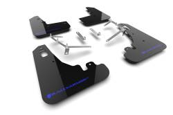 Rally Armor - Rally Armor MF99-UR-BLK-BL Black Mud Flap Blue Logo - Image 1