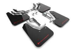 Rally Armor - Rally Armor MF117-UR-BLK-RD Black Mud Flap Red Logo - Image 1
