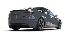 Rally Armor - Rally Armor MF122-UR-BLK-DGRY Black Mud Flap Dark Grey Logo - Image 2
