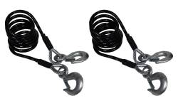 Blue Ox - Blue Ox BX88362 Safety Cable Kit Class V 15000 lb 7' Long - Image 2