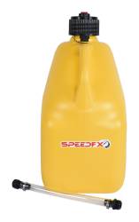 SpeedFx - SpeedFX 8833 Liquid Storage Container Yellow 5-Gal Plastic w/Filler Hose & Cap - Image 1