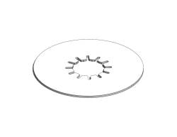 Blue Ox - Blue Ox BXR9004 5th Wheel Lube Plate 10" HDPE KIT - Image 1