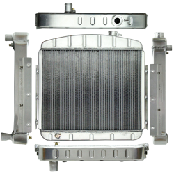 Northern Radiator - Northern Radiator 205252 Muscle Car Radiator 22 7/8 x 22 5/8 x 3 1/8 - Image 2