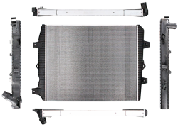 Northern Radiator - Northern Radiator CR13244 Plastic Tank Radiator 33 3/8 x 27 7/8 x 1 7/8 Core - Image 2