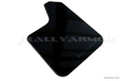 Rally Armor - Rally Armor MF12-UR-BLK/BL Black Mud Flap Blue Logo - Image 2