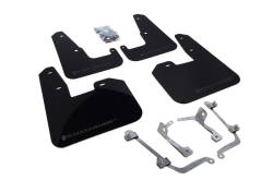 Rally Armor - Rally Armor MF15-UR-BLK/GRY Black Mud Flap Grey Logo - Image 1