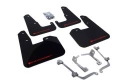 Rally Armor - Rally Armor MF15-UR-BLK/RD Black Mud Flap Red Logo - Image 1