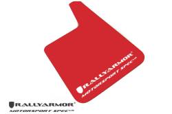 Rally Armor - Rally Armor MF20-MSUR-BK/WH Black Mud Flap White Logo - Image 2