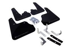 Rally Armor - Rally Armor MF22-UR-BLK/GRY Black Mud Flap Grey Logo - Image 1