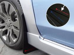 Rally Armor - Rally Armor MF22-UR-BLK/RD Black Mud Flap Red Logo - Image 2