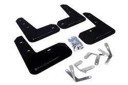 Rally Armor - Rally Armor MF23-UR-BLK/GRY Black Mud Flap Grey Logo - Image 1