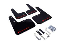 Rally Armor - Rally Armor MF24-UR-BLK/RD Black Mud Flap Red Logo - Image 1