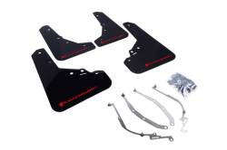 Rally Armor - Rally Armor MF25-UR-BLK/RD Black Mud Flap Red Logo - Image 1
