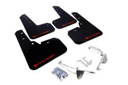 Rally Armor - Rally Armor MF26-UR-RD/WH Red Mud Flap White Logo - Image 1