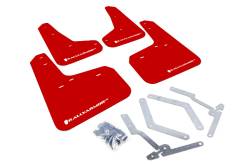 Rally Armor - Rally Armor MF27-UR-RD/WH Red Mud Flap White Logo - Image 1