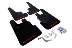 Rally Armor - Rally Armor MF28-UR-BLK/RD Black Mud Flap Red Logo - Image 1