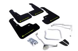 Rally Armor - Rally Armor MF32-UR-BLK/CGN Black Mud Flap Green Logo - Image 1