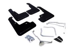 Rally Armor - Rally Armor MF32-UR-BLK/GRY Black Mud Flap Grey Logo - Image 1