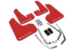 Rally Armor - Rally Armor MF37-UR-RD/WH Red Mud Flap White Logo - Image 1
