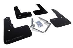 Rally Armor - Rally Armor MF47-UR-BLK/DGRY Black Mud Flap Dark Grey Logo - Image 1