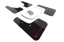 Rally Armor - Rally Armor MF49-UR-BLK/RD Black Mud Flap Red Logo - Image 1