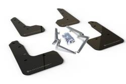 Rally Armor - Rally Armor MF51-UR-BLK/DGRY Black Mud Flap Dark Grey Logo - Image 1