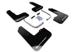 Rally Armor - Rally Armor MF57-UR-BLK/WH Black Mud Flap White Logo - Image 1