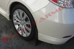 Rally Armor - Rally Armor MF6-UR-BLK/GRY Black Mud Flap Grey Logo - Image 2
