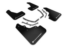 Rally Armor - Rally Armor MF61-UR-BLK/WH Black Mud Flap White Logo - Image 1