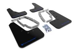 Rally Armor - Rally Armor MF62-UR-BLK/BL Black Mud Flap Blue Logo - Image 1