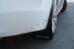 Rally Armor - Rally Armor MF8-UR-BLK/WH Black Mud Flap White Logo - Image 2