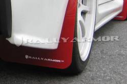 Rally Armor - Rally Armor MF8-UR-RD/WH Red Mud Flap White Logo - Image 2