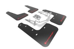 Rally Armor - Rally Armor MF71-UR-BLK/RD Black Mud Flap Red Logo - Image 1
