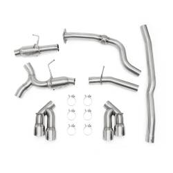 Mishimoto - Mishimoto MMEXH-CAM4-16QTPP Chevrolet Camaro 2.0T Quad Tip Pro Cat-Back Exhaust - Image 1