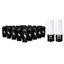 Mishimoto - Mishimoto MMLG-15-27LBK Alu. Locking Lug Nuts M12 x 1.5 for Bronco 21+ Black - Image 1