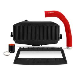 Mishimoto - Mishimoto MMTMIC-WRX-22KBKRD Top-Mount Intercooler Kit Blk Red for 22+ WRX - Image 1
