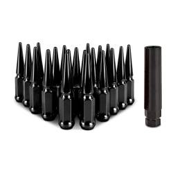 Mishimoto - Mishimoto MMLG-SP1215-20BK Mishimoto Spiked Lug Nuts M12x1.5 20-PC Set - Image 1