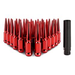 Mishimoto - Mishimoto MMLG-SP1415-32RD Mishimoto Spiked Lug Nuts M14x1.5 32-PC Set - Image 1