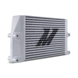 Mishimoto - Mishimoto MMOC-SSO-10SL Oil Cooler 10" Core Same-Side Outlets Heavy-Duty Silver - Image 1