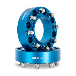 Mishimoto - Mishimoto BNWS-002-500BL Wheel Spacers 8X170 125mm CB M14x1.5/2.00" Thick Blue - Image 1