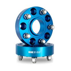 Mishimoto - Mishimoto BNWS-003-381BL Wheel Spacers 5X127 71.6mm CB M14x1.5 1.50" Thick Blue - Image 1