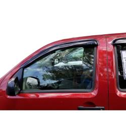 TrailFX - TrailFx 4407H 4PC Window Vents Low Profile Tape-On Smoke Acrylic - Image 2
