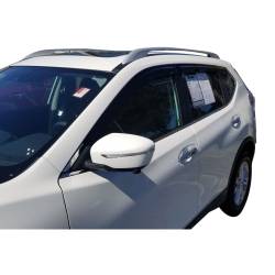 TrailFX - TrailFx 4827H 4PC Window Vents Low Profile Tape-On Smoke Acrylic - Image 2