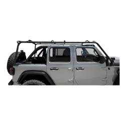 TrailFX - TrailFX JL012T Roof Rack Direct Fit 300 lb Capacity Bolt-On Black Steel - Image 2
